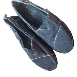 7 Bobs navy loafers